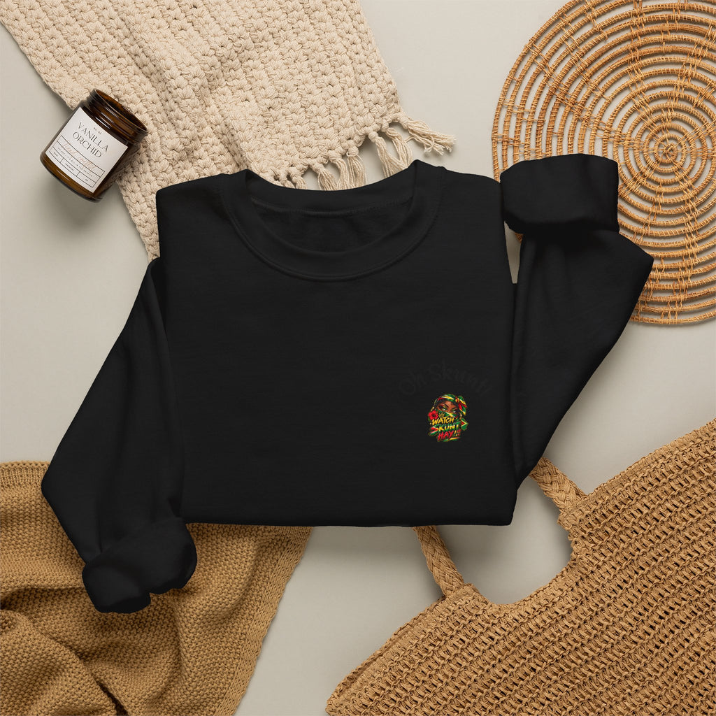 Oh Shroom Crewneck Sweatshirt — Cute Mushroom Graphic Pullover