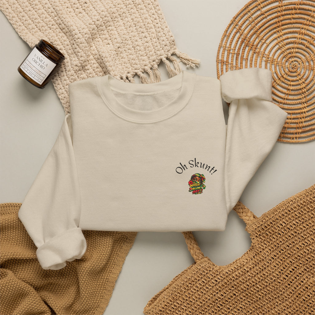 Oh Shroom Crewneck Sweatshirt — Cute Mushroom Graphic Pullover