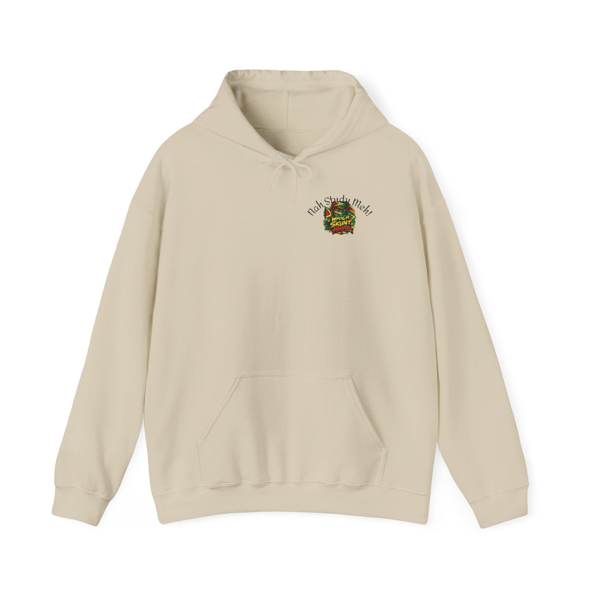 Hoodie — Palm Sunset Vibes Hoodie (tropical palm burger graphic)