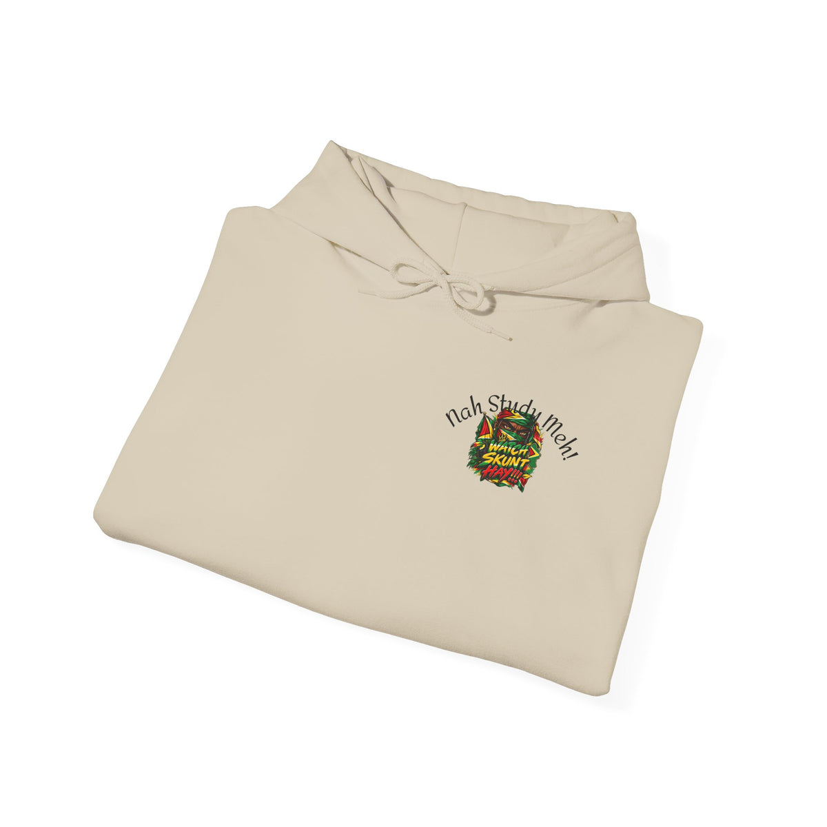 Hoodie — Palm Sunset Vibes Hoodie (tropical palm burger graphic)