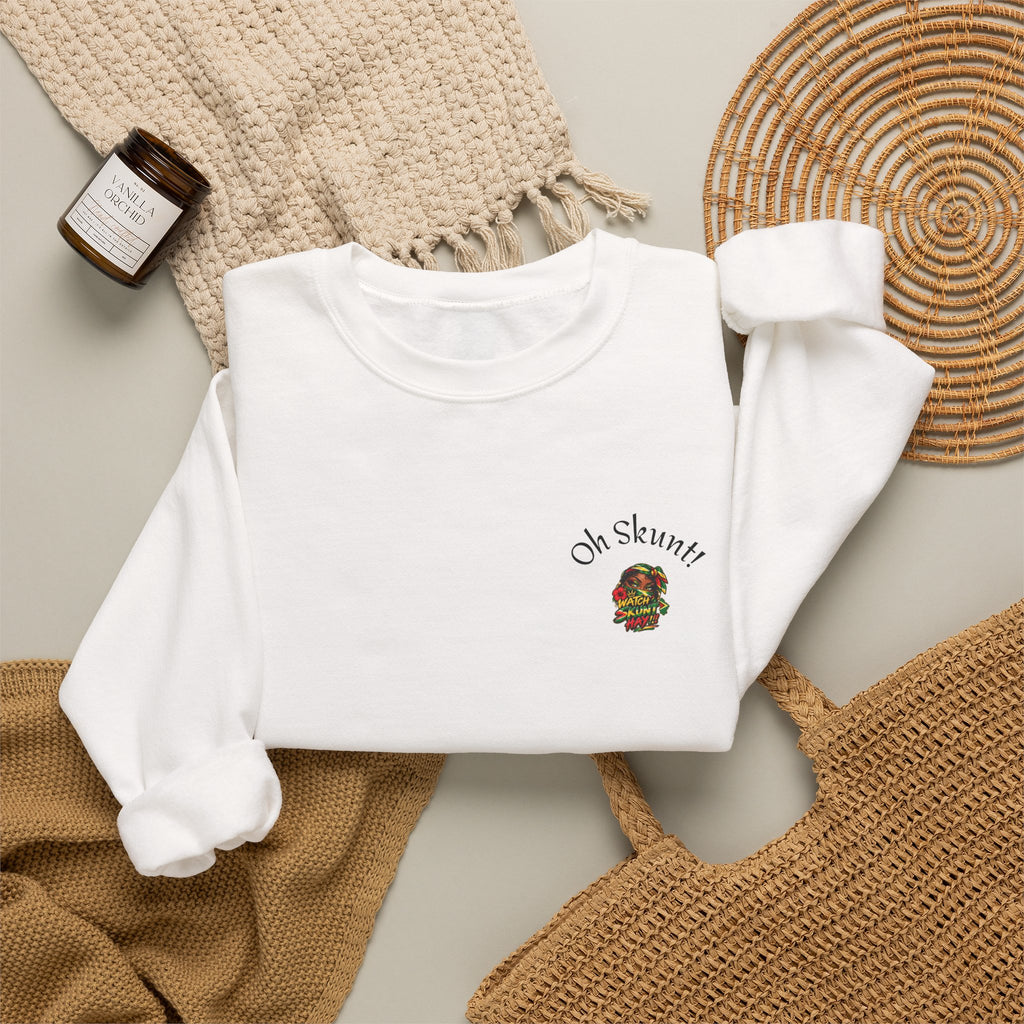 Oh Shroom Crewneck Sweatshirt — Cute Mushroom Graphic Pullover