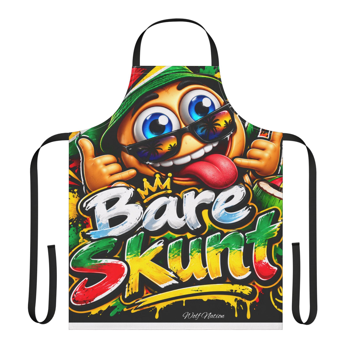 Apron, 5-Color Straps (AOP)