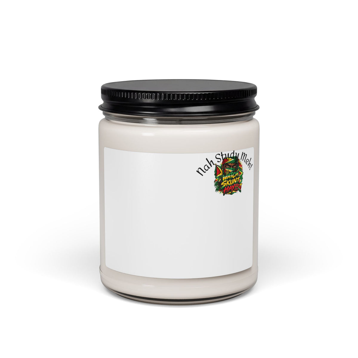 9oz Scented Soy Candle — "Nah Study Me" Relaxing Aromatherapy Jar