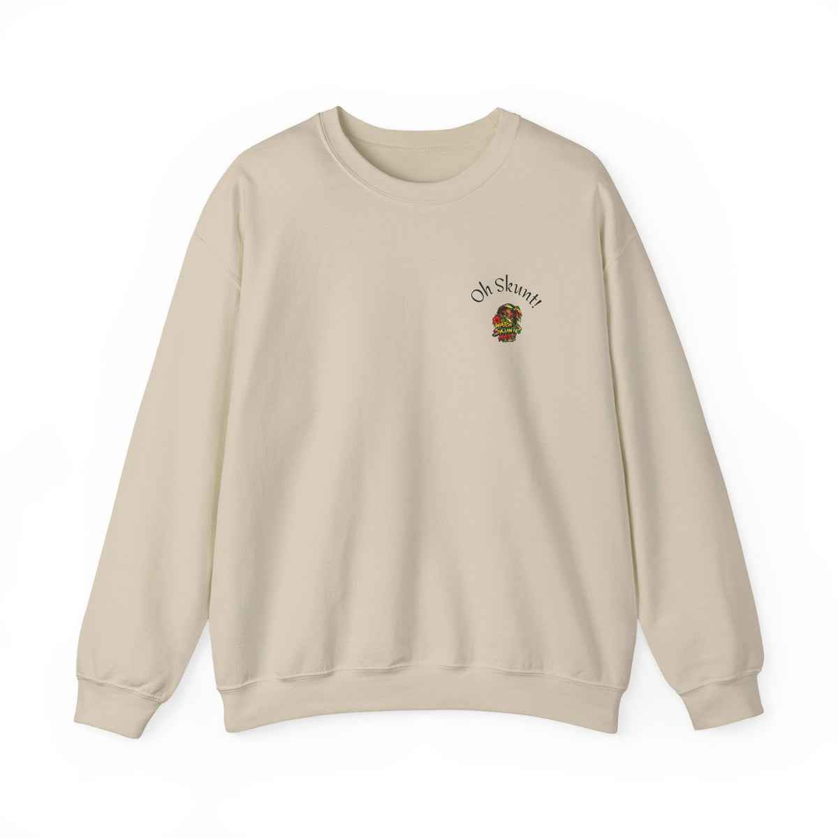 Oh Shroom Crewneck Sweatshirt — Cute Mushroom Graphic Pullover