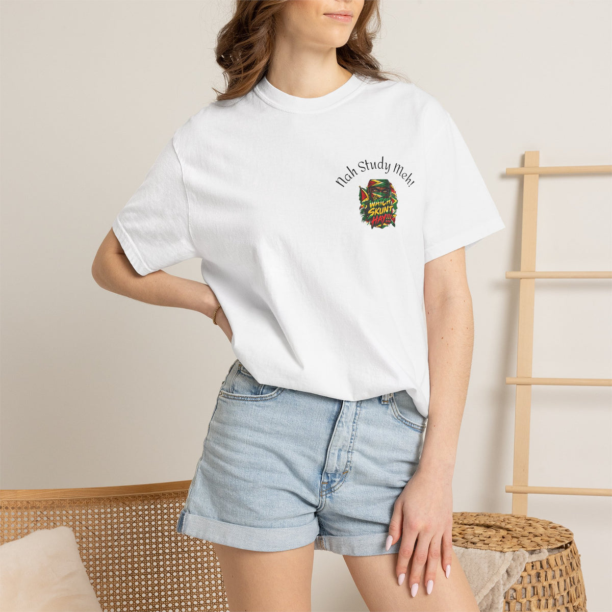T-Shirt — Watch Skunt Hay!!! Rasta Graphic Tee