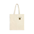 Canvas Tote Bag — 'God Made Me' Cute Veggie Illustration Eco Shopper