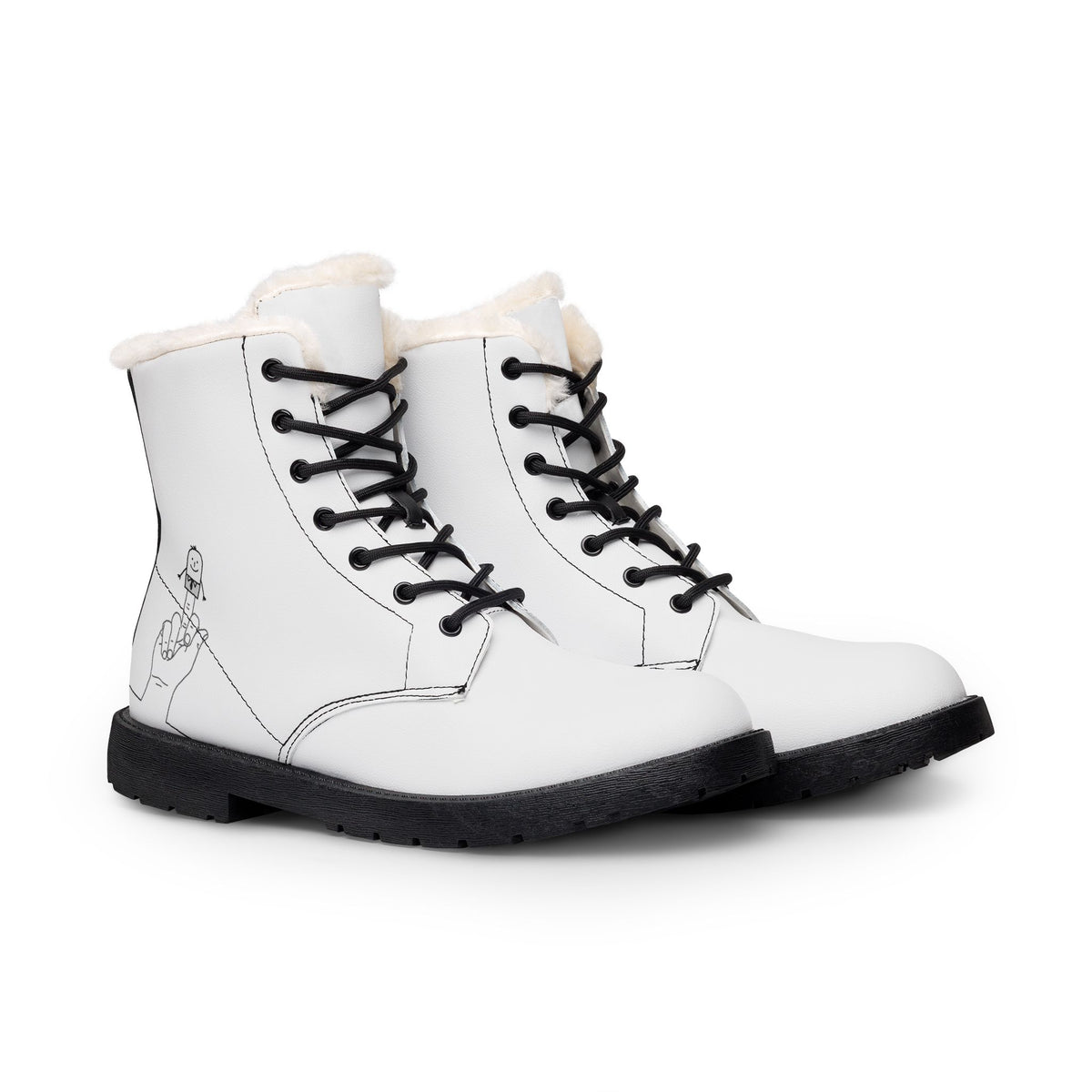 Women's Fur and Leather Boots