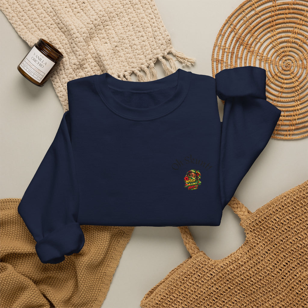 Oh Shroom Crewneck Sweatshirt — Cute Mushroom Graphic Pullover