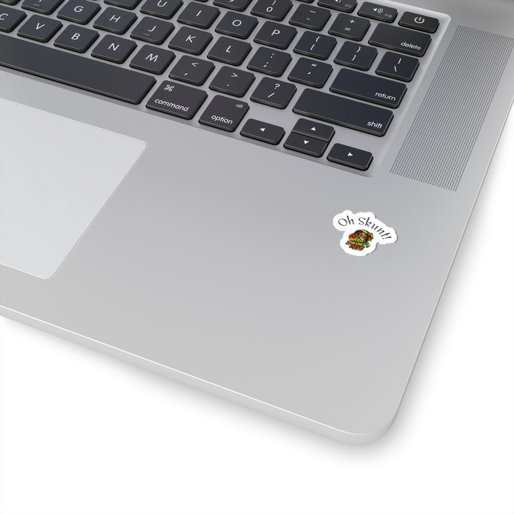 Oh Skunt! Illustrated Skunk Character Kiss-Cut Sticker