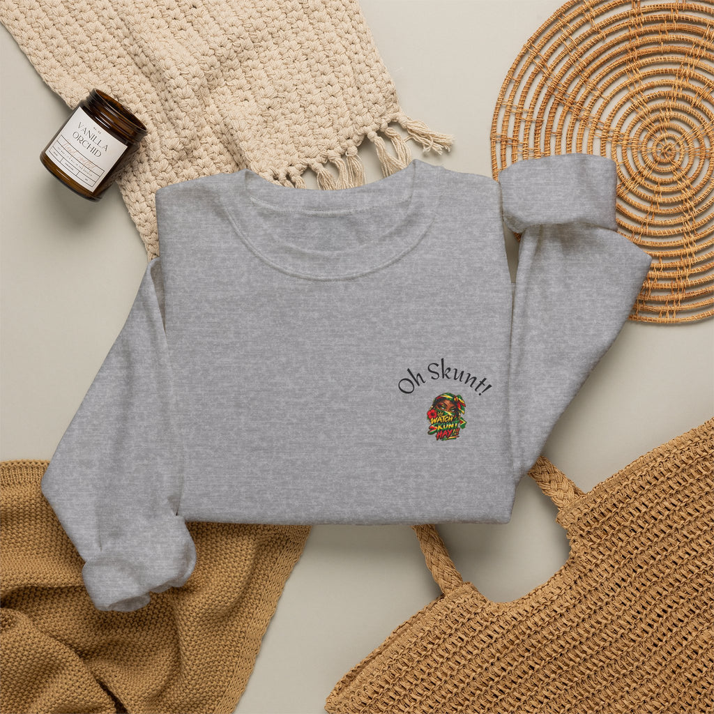 Oh Shroom Crewneck Sweatshirt — Cute Mushroom Graphic Pullover