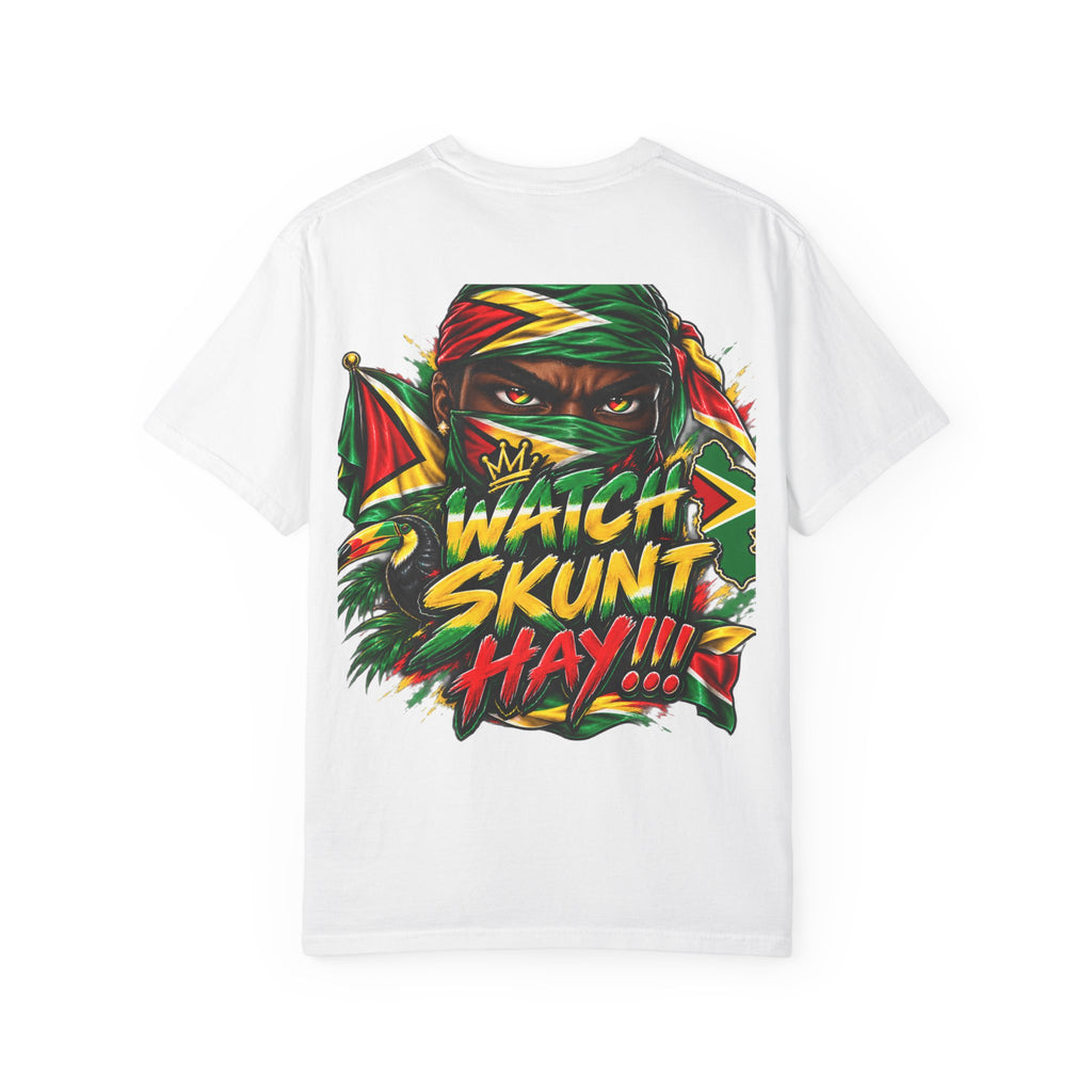 T-Shirt — Watch Skunt Hay!!! Rasta Graphic Tee