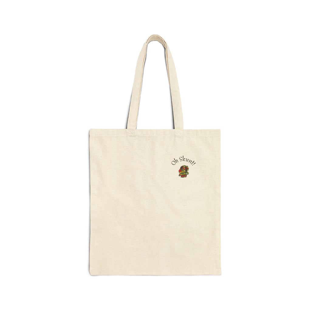 Tote Bag — 'Be Kind' Small Floral Mushroom Canvas Tote