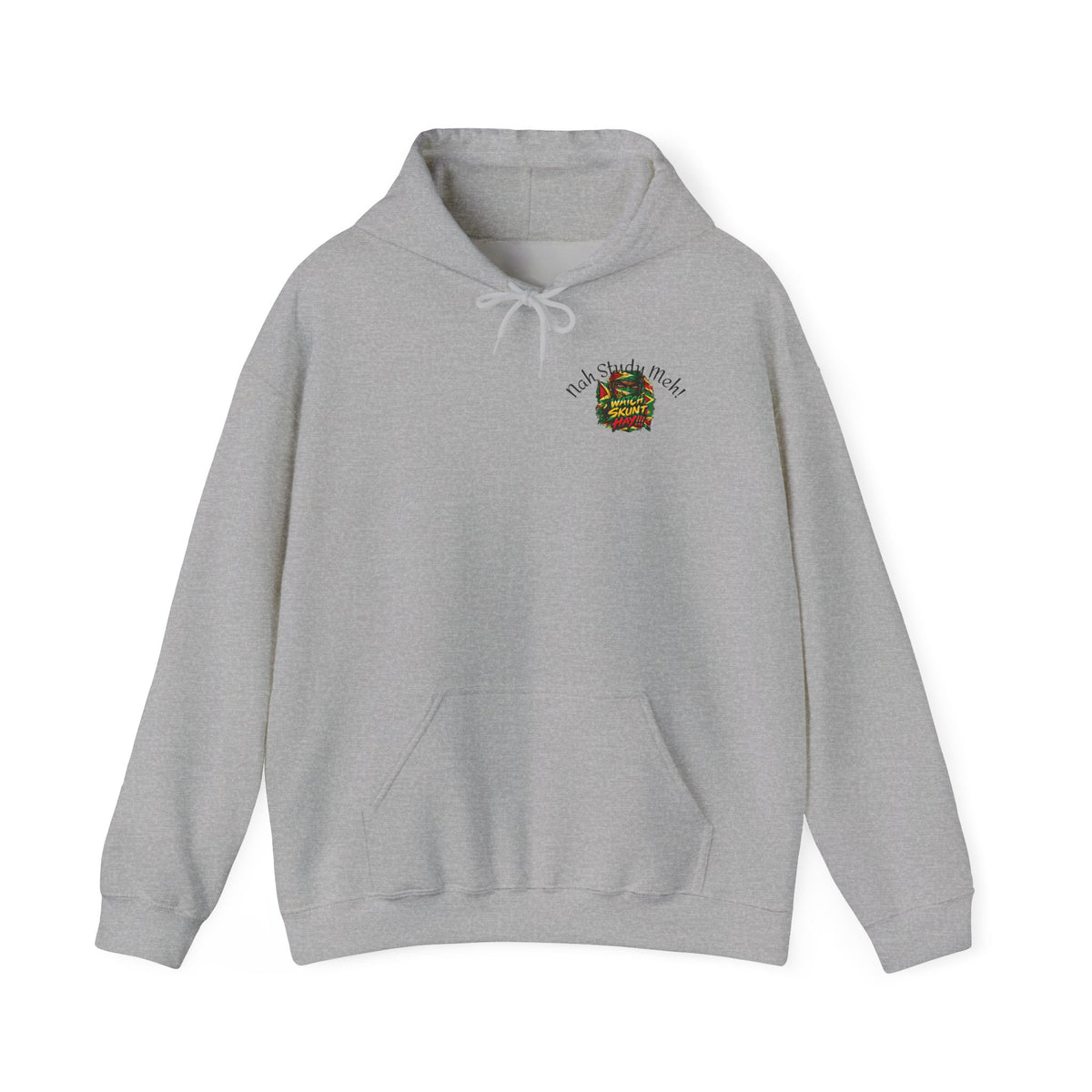 Hoodie — Palm Sunset Vibes Hoodie (tropical palm burger graphic)