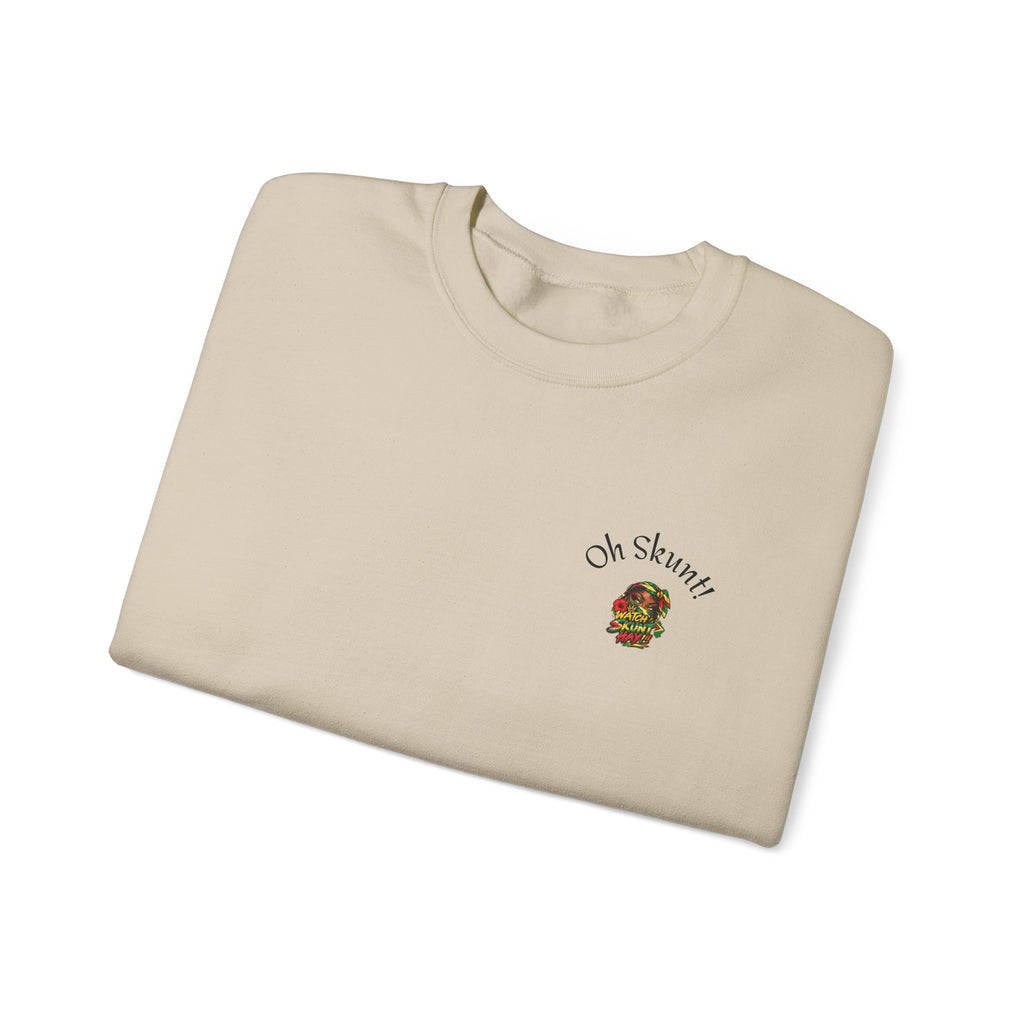 Oh Shroom Crewneck Sweatshirt — Cute Mushroom Graphic Pullover