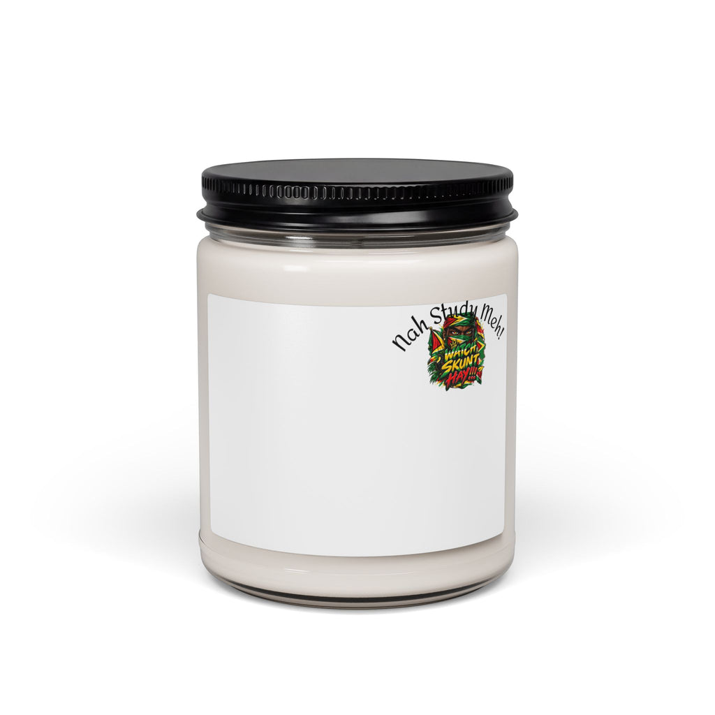 9oz Scented Soy Candle — "Nah Study Me" Relaxing Aromatherapy Jar