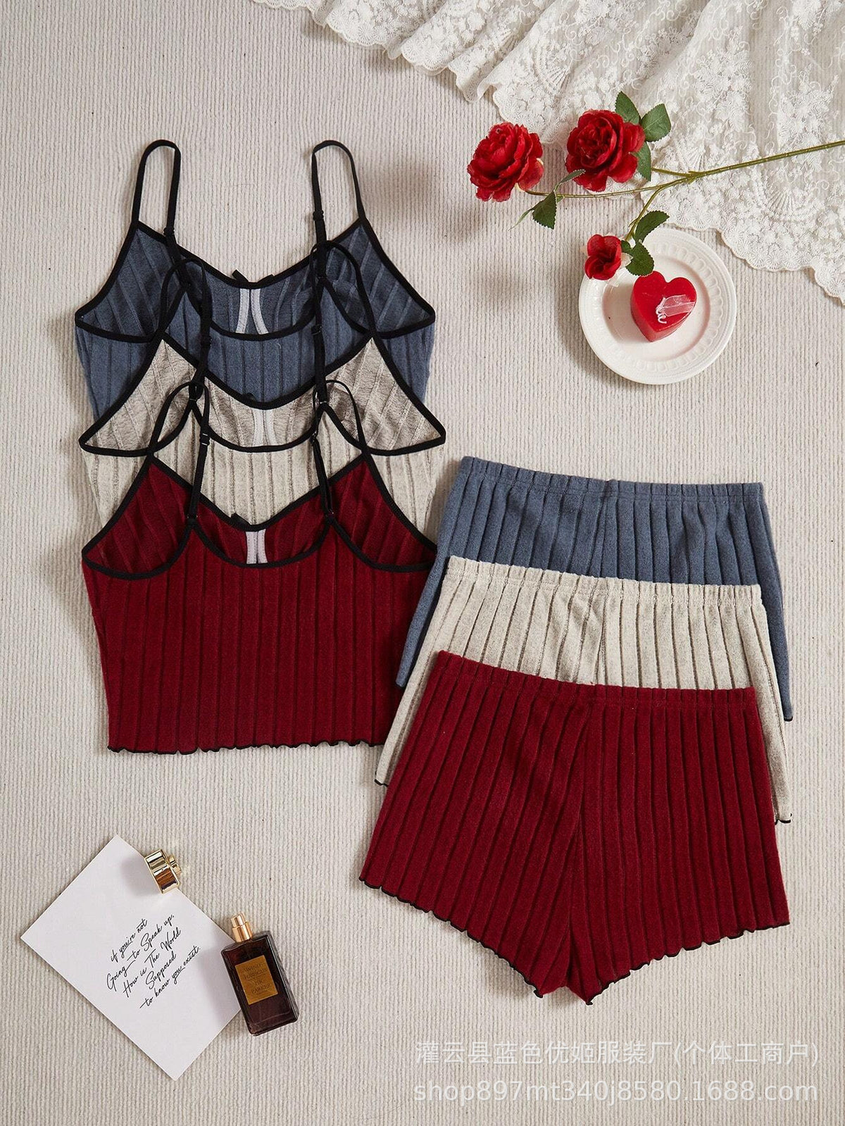 2025 Xiyin Hot-Selling Fashionable Casual Women's Pajamas Set Suspender Tops Shorts Two-Piece Set