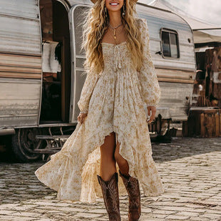 FD168 spot Amazon explosions women's 2022 autumn and winter Christmas long sleeve dress pleated hip dress women