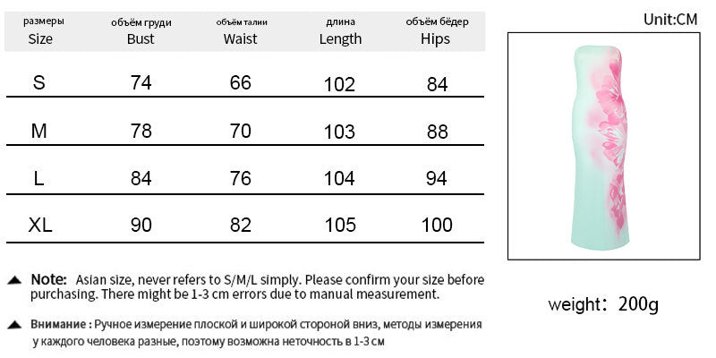 Ad176 European and American Fashion Spring and Summer New Style Elegant Strapless Backless Slim Fit Waist-Cinching Printed Sexy Bodycon Dress