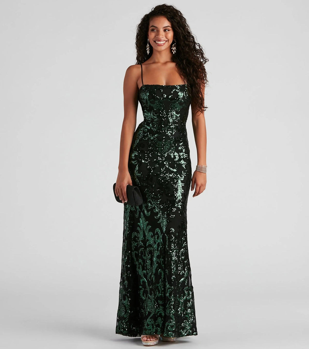Cross-Border Summer New European and American Fashion Dresses, Sexy Formal Sequin Strap Dresses, Elegant Socialite Evening Gowns