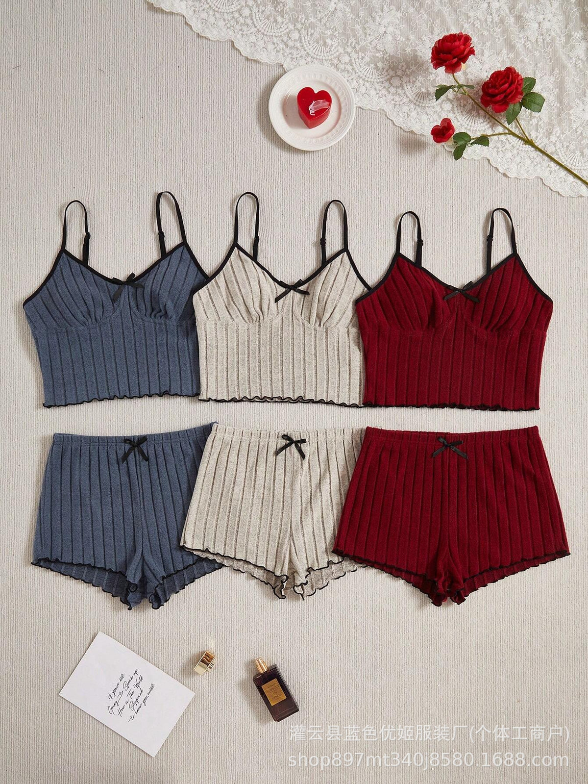 2025 Xiyin Hot-Selling Fashionable Casual Women's Pajamas Set Suspender Tops Shorts Two-Piece Set