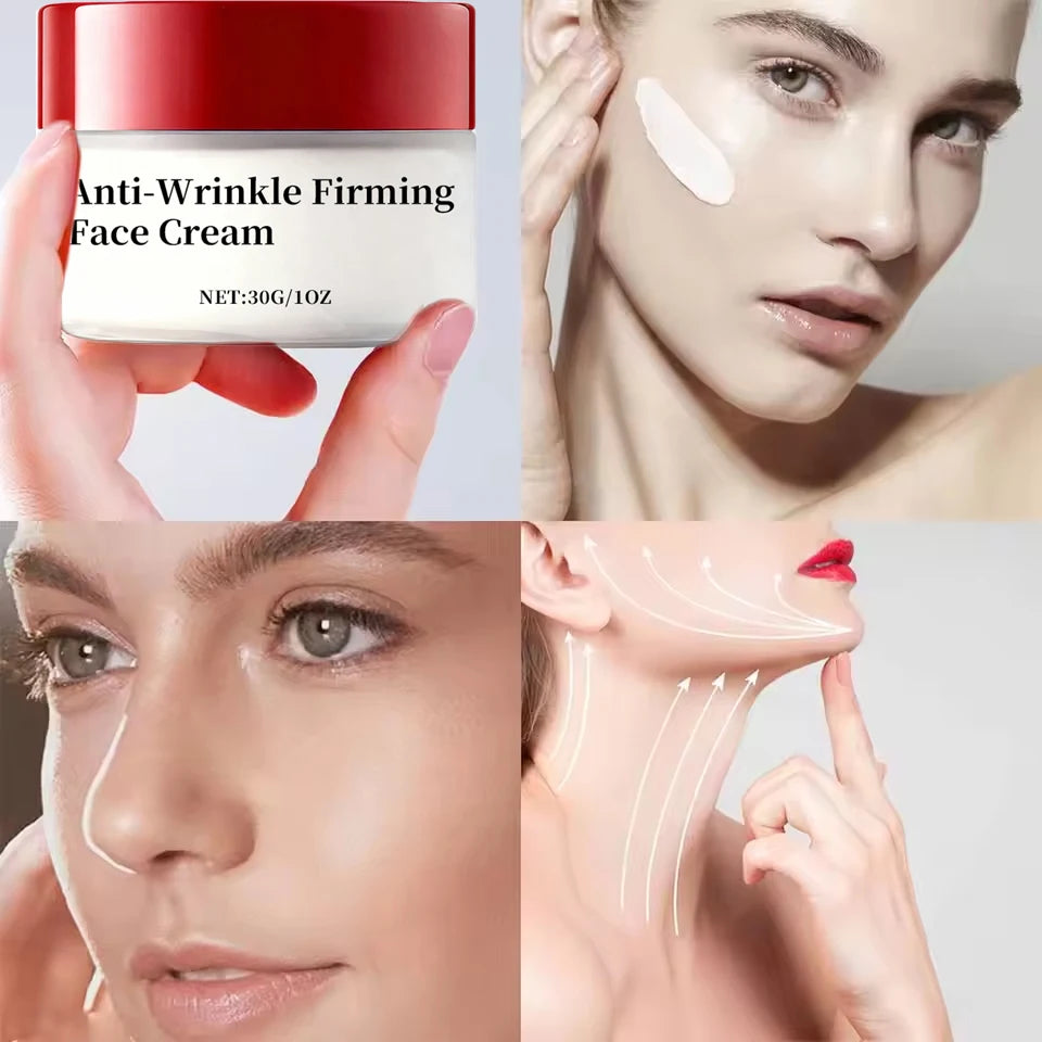 Korean Lifting Moisturizing Face Cream Hyaluronic Acid Water Smooth Skin Barrier Repair Lightweight Fade Wrinkles Cream