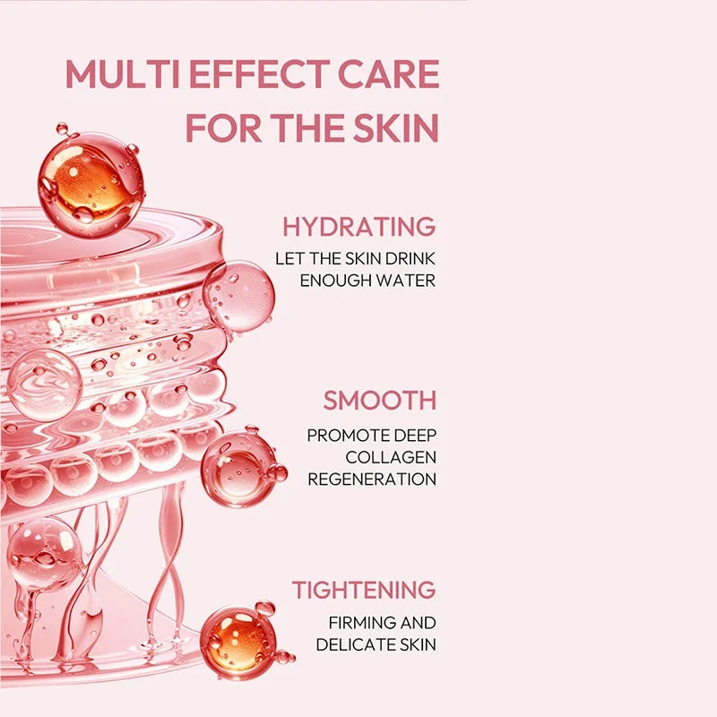 Salmon Dna Collagen Skincare Set, Pdrn Pink Glow Moisturizing Mask Lifting Brightening Cream, Reduce Fine Line Essence Eye Cream