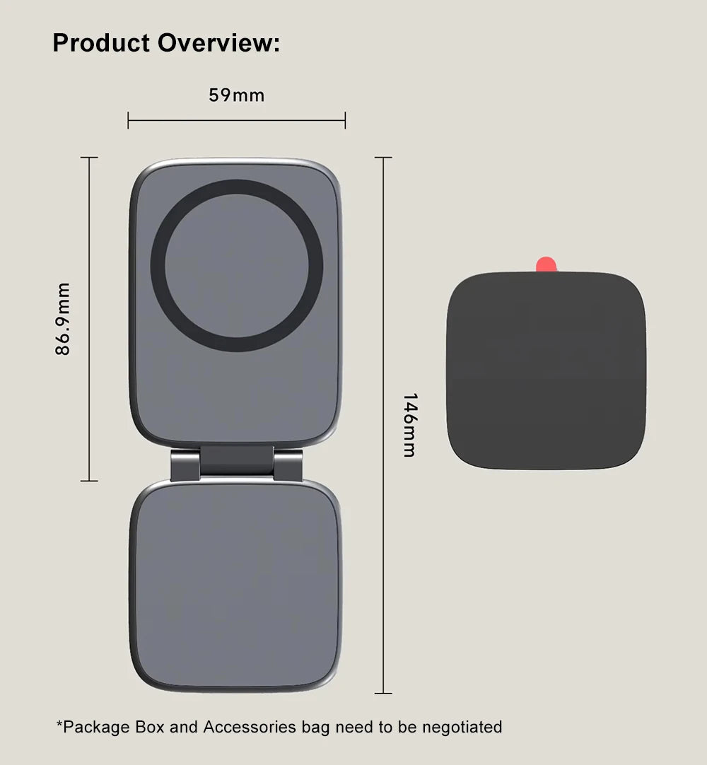 Magnetic Phone Holder for Car Mount with Dual Side Strong Magnets Ultrathin Adjustable Cell Phone Holder Accessories For Phone