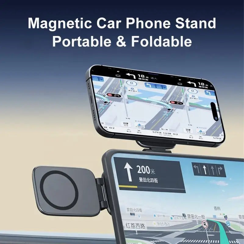 Magnetic Phone Holder for Car Mount with Dual Side Strong Magnets Ultrathin Adjustable Cell Phone Holder Accessories For Phone
