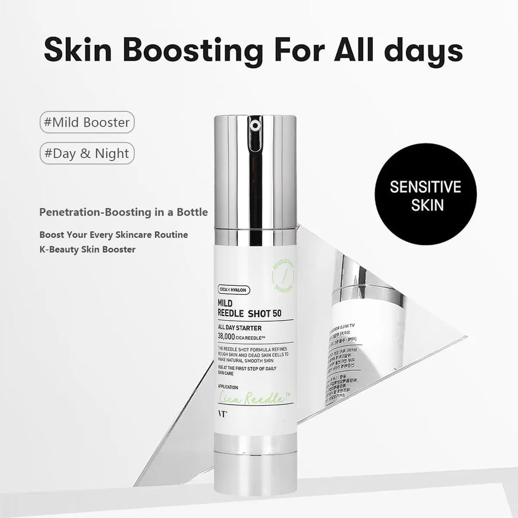 VT COSMETICS CICA Reedle Shot,Multi-Size Options,Centella Asiatica,Intense Hydration,Korean Skincare,K-Beauty,Korean Makeup