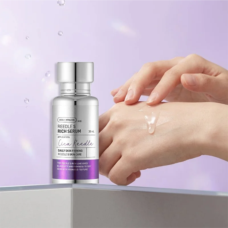 Korean Skincare CICA Reedles Rich Serum PDRN Collagen Essence Glow Set Moisturizing Hydrating Nourishing Face Care Lightweight