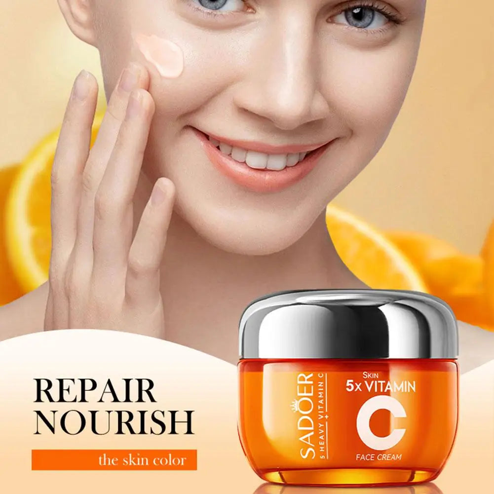 Vitamin C Firming&lifting Skincare Set Moisturizing Brightening Essence Revitalizing Skin Repair Serum Cream Korean Skincare