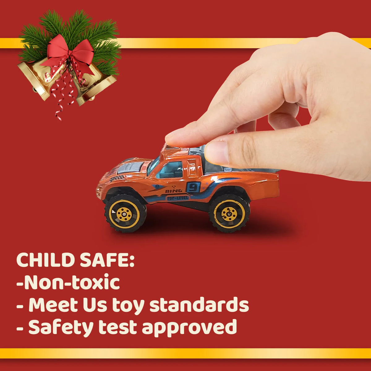 Christmas Advent Calendar 24 Days Alloy Car Inertial Vehicle Model Toy Metal Cars Set Toys for Adults New Year Gifts Home Decor