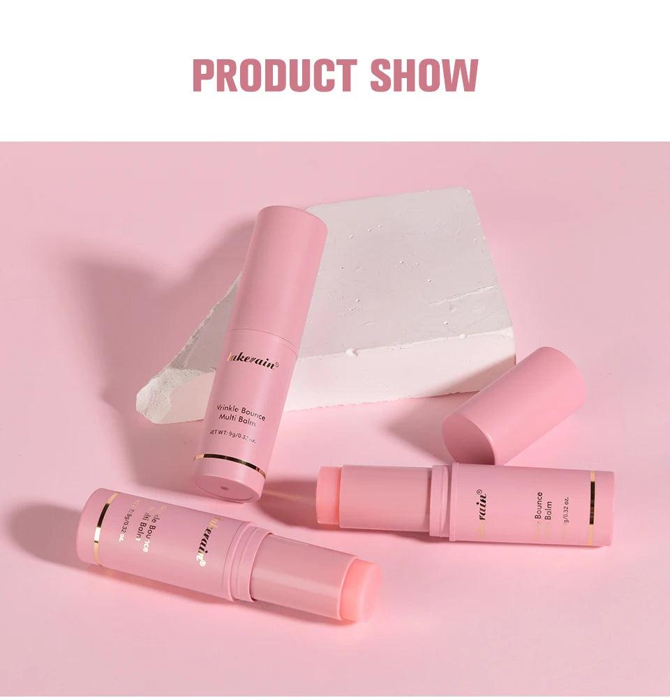 Korean Pink Hydrating Stick Extract Deep Hydrating Facial Skin Multi-functional Pink Balm Stick Skin Care Makeup Base Products