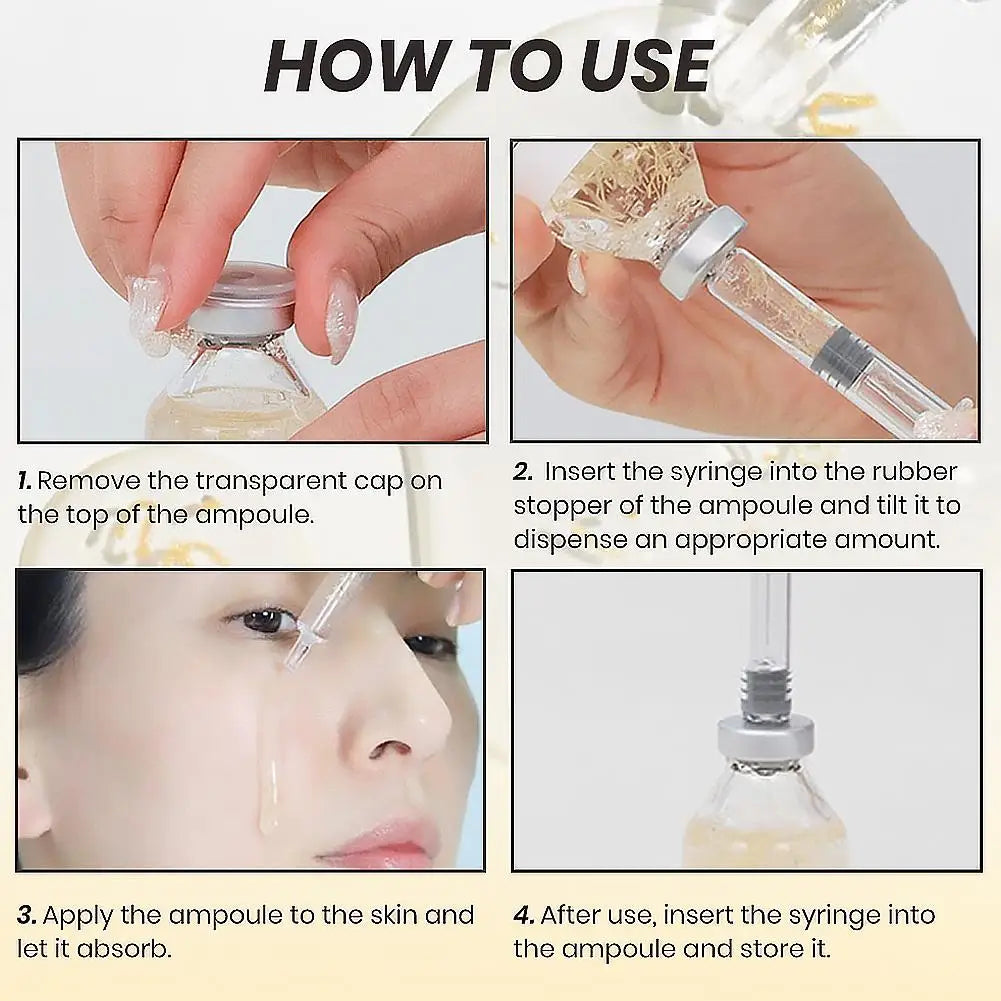 Korean Silk Collagen Essence Serum Deep Peptide Intensive Revitalizing Face Cream Firming Lifting Skin Care 30ml