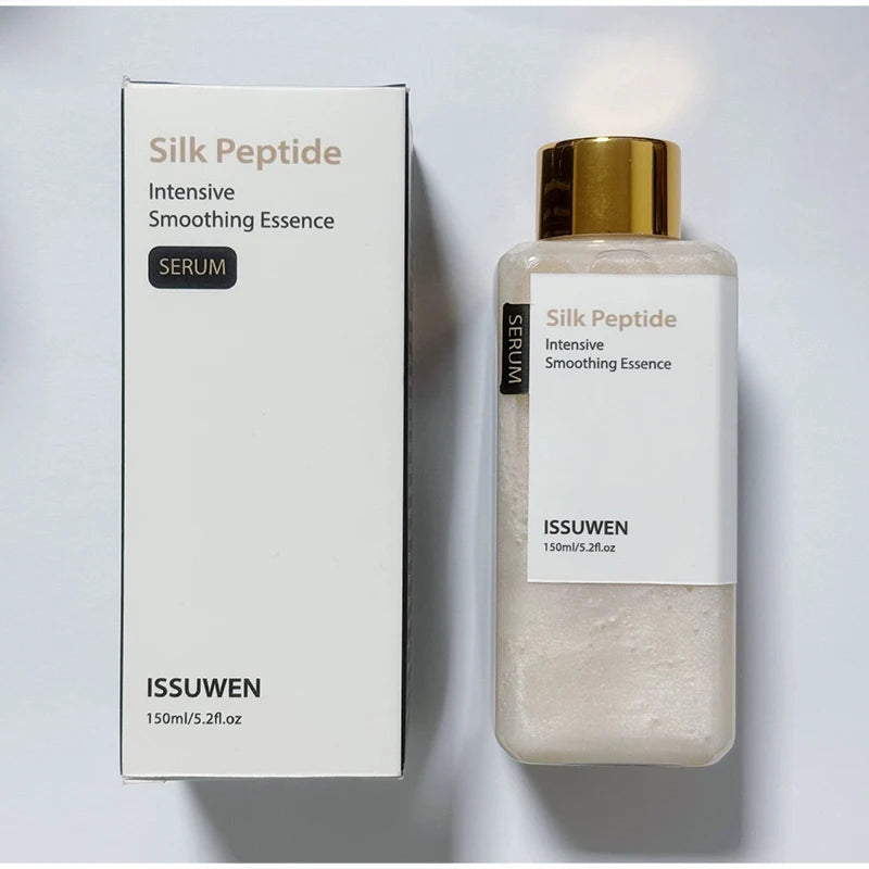 Korean Silk Peptide Facial Essence Toner Relieve Skin Sensitivity Dryness Quick Absorb Non-greasy Hydrating Lock Skin Moisture
