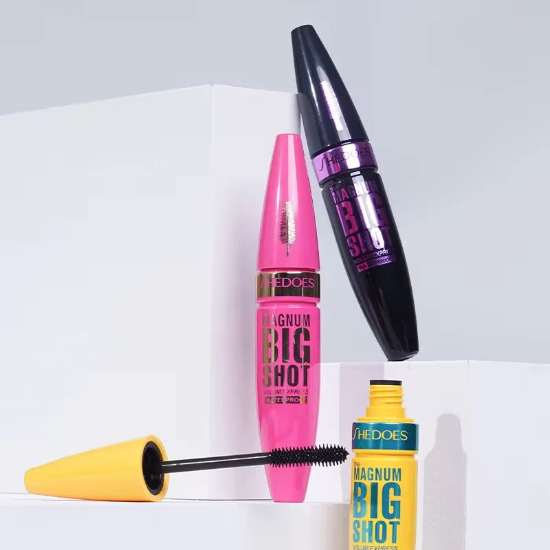 Black Thick Eye Black Lengthened Waterproof Sweat-Proof Lasting Mascara Setting Cream