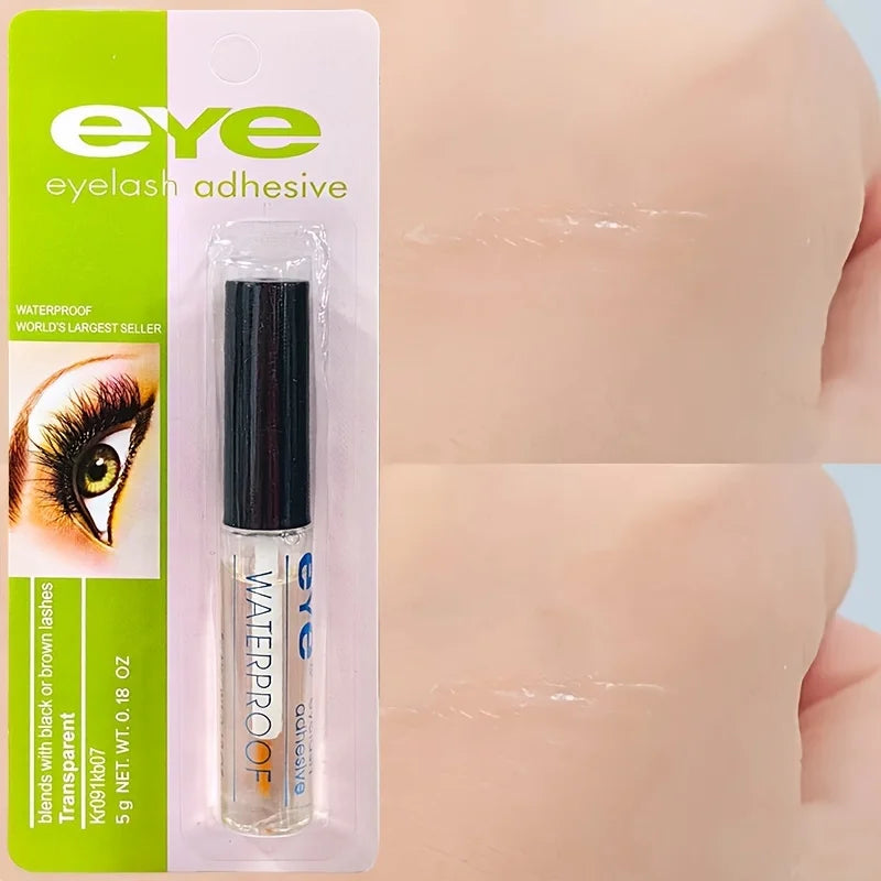 5g Waterproof Long-Lasting Eyelash Adhesive,Transparent, Self-Adhesive Glue for False Eyelashes,Eyelash Extensions