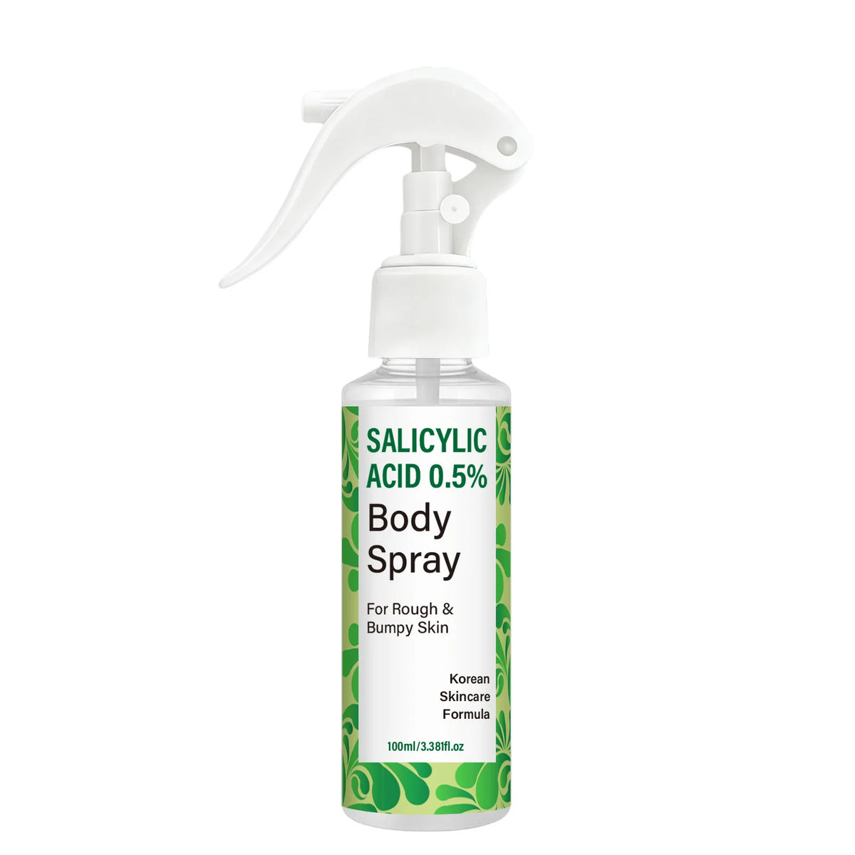 Salicylic Acid 0.5% Body Spray with Glycolic Acid and Panthenol – Korean Skincare Formula for Rough, Bumpy.