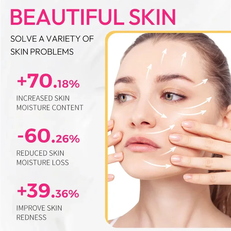 Salmon Dna Collagen Skincare Set, Pdrn Pink Glow Moisturizing Mask Lifting Brightening Cream, Reduce Fine Line Essence Eye Cream