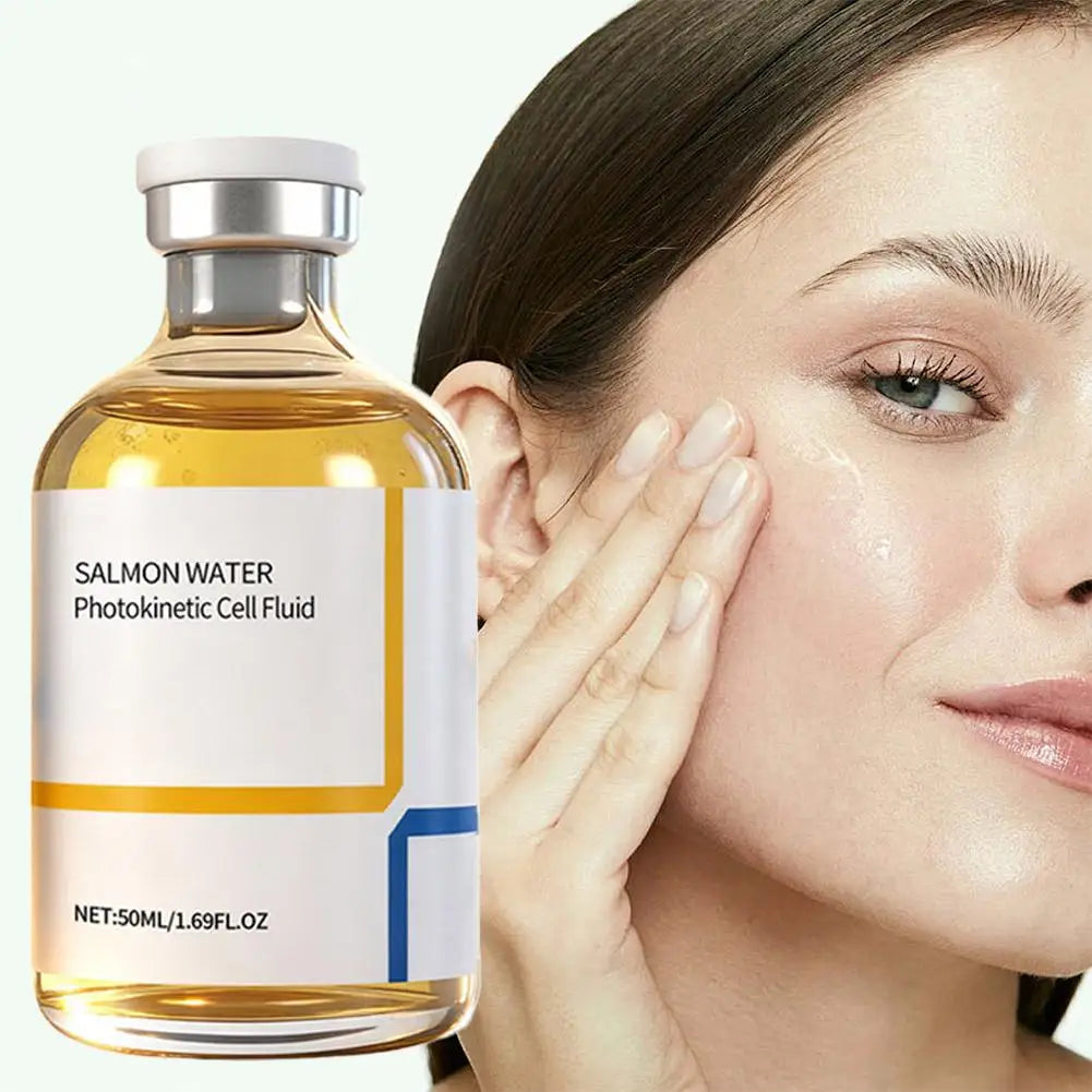 2026 Skin Rejuvenation Essence Korean Salmon Wrinkle Serum Advanced Deep Repair Skin Barrier Serum For Face Continuous Hydration