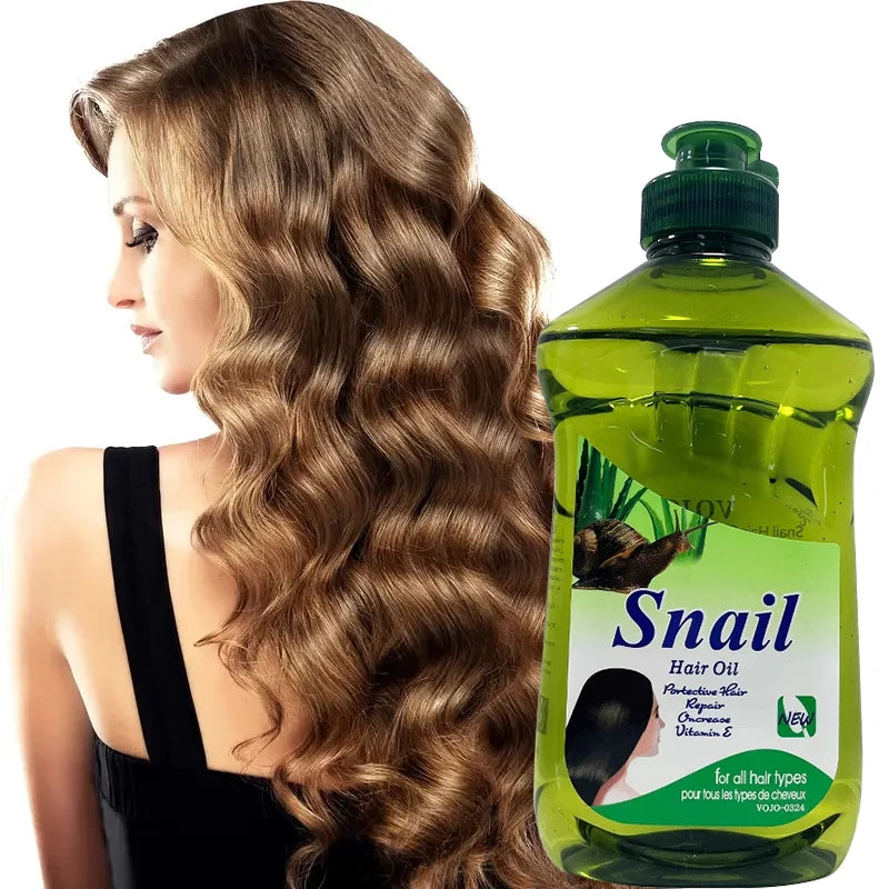 Olive Snail Nourishing, Repairing and Smoothing Hair Care Essential Oil Hair Oil Is Suitable for Dry and Frizzy Hair