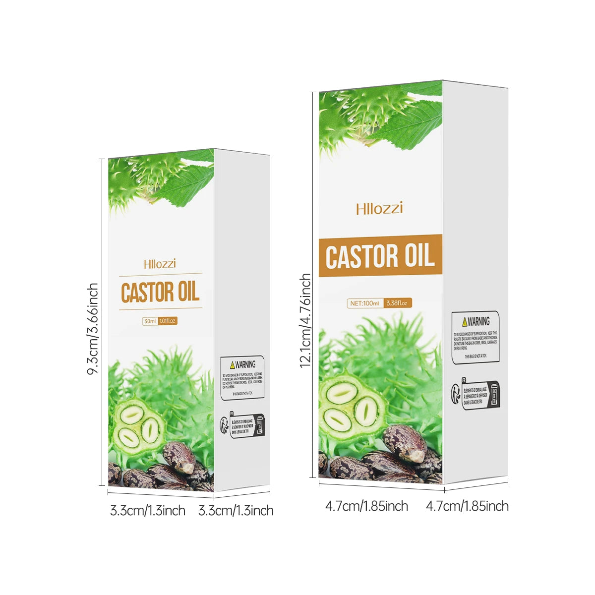 100ml/30ml castor oil pure essential oil skin care hair care can make hair smoother aromatherapy aromatherapy essential oil