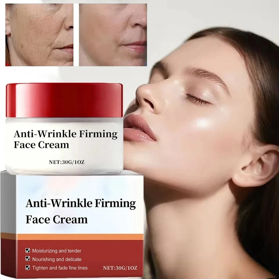 Korean Lifting Moisturizing Face Cream Hyaluronic Acid Water Smooth Skin Barrier Repair Lightweight Fade Wrinkles Cream