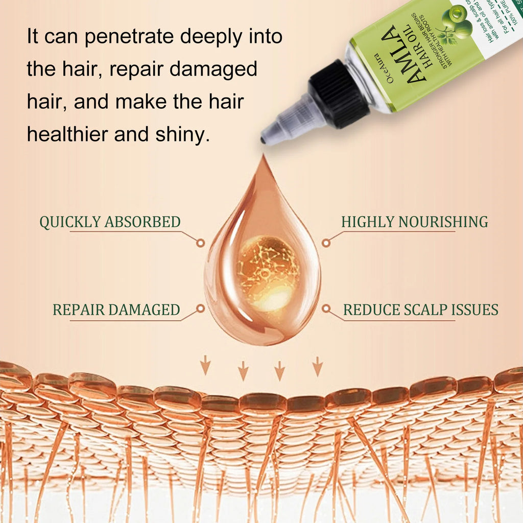 Hair Essential Oil Keep Smoothing Repair Damaged Nourishes Dryness Promote Regrowth Scalp Treatment Prevent Loss Hair Care Serum
