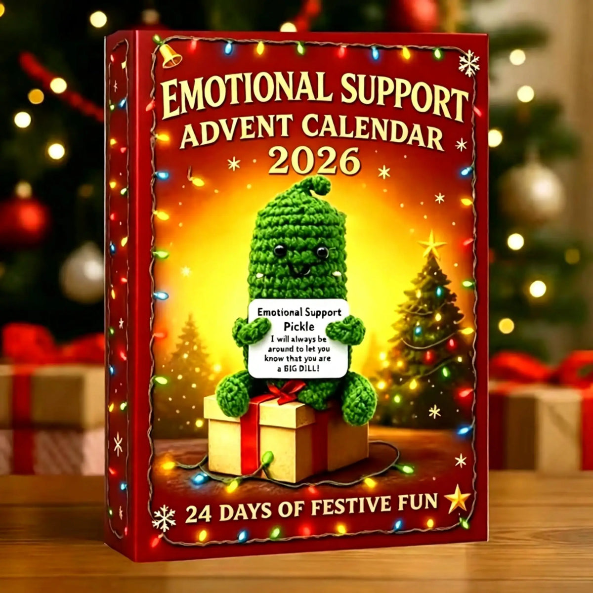 2026 Advent Calendar with 24 Days Countdown Emotional Support Messages Ideal Christmas Birthday Gift for All Ages Family Friends