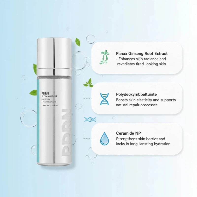 Korean Skincare CICA Reedles Rich Serum PDRN Collagen Essence Glow Set Moisturizing Hydrating Nourishing Face Care Lightweight