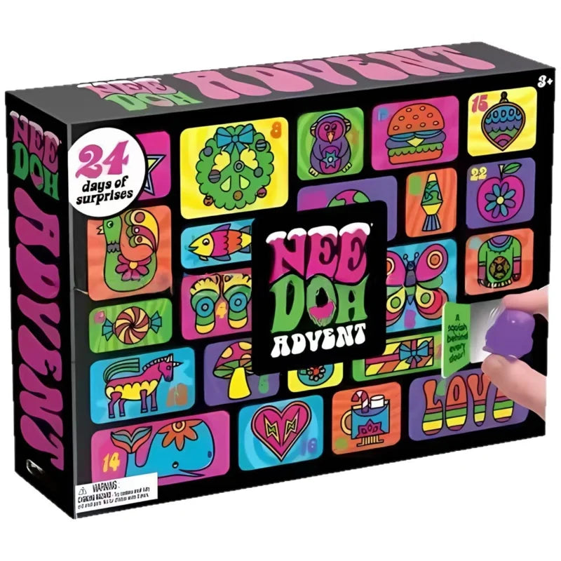 Needoh Advent Calendar Gift for Children 24 Day Countdown New Year Family Friends Blind Box Party Toy Gift