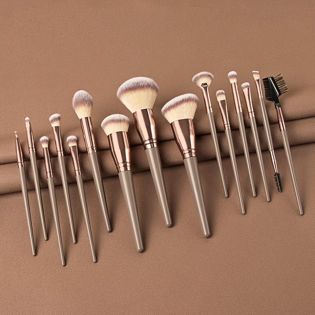 Makeup Brushes Set Face Eyes Make Up Brush Eyelash Eyeshadow Eyebrow Eyeliner Foundation Powder Blush Highlight Lips Brush