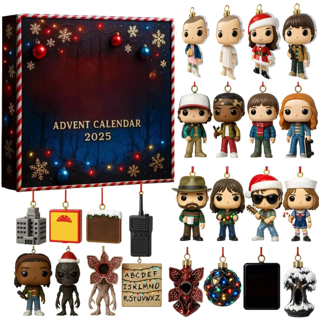 Mysteries of the Unknown Cryptic 2D Acrylic Advent Calendar 2025 24Days of Monster Legends Collectible Ornament of Mythical Gift