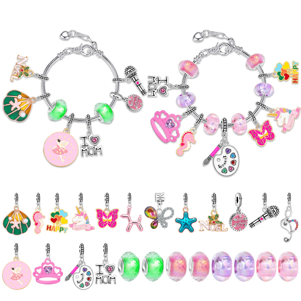 New Christmas Advent Calendar 24 Grid Countdown DIY Musical Note Bracelet Advent Calender Box Surprise Christmas Gifts Box